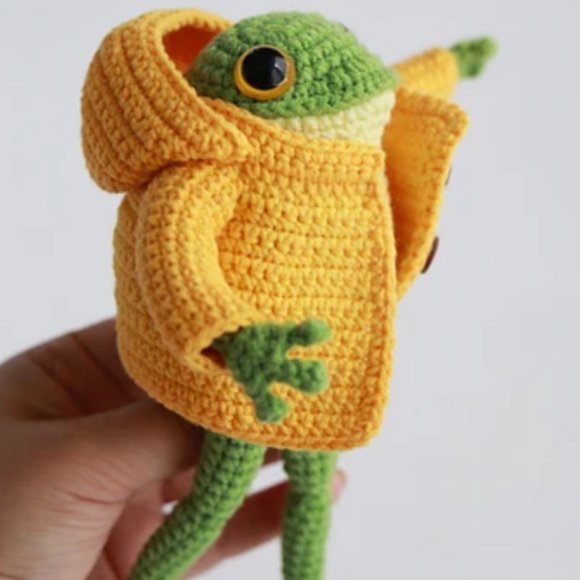 Hugo The Frog, Amigurumi Toy Pattern ,The pattern is available in English, Germa - Picture 3 of 5